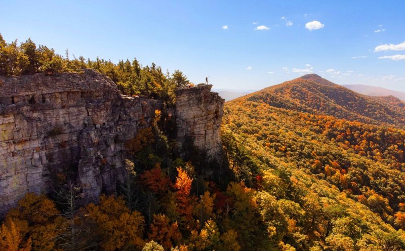 Peter Forister, known for his nature photography, shot this very unconventional selfie with a drone